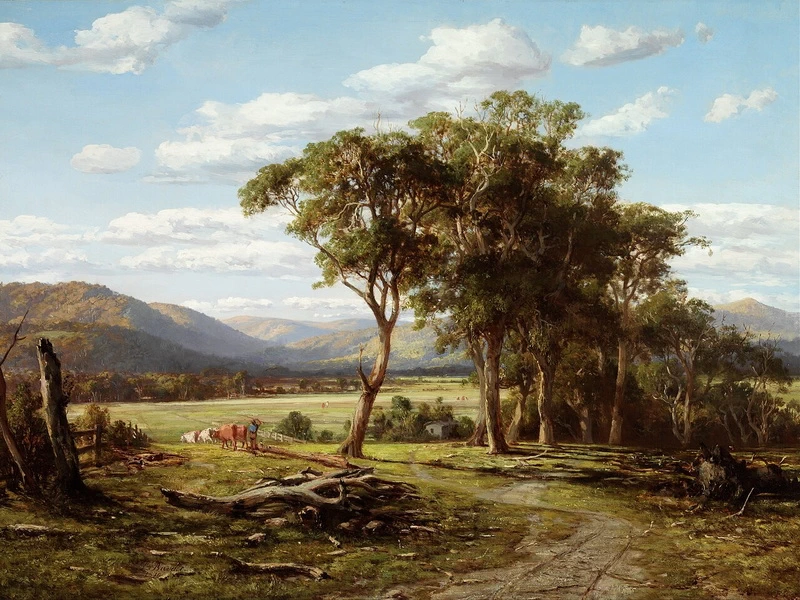 1814-Abram-Louis Buvelot - A Lilydale